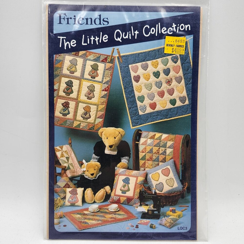 Little Quilts Friends Pattern Instructions Quilting Dolls Sewing LQC3